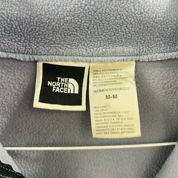 The North Face Fleece 1/4 Zip Pullover Womens, Size Medium - Picture 3 of 7